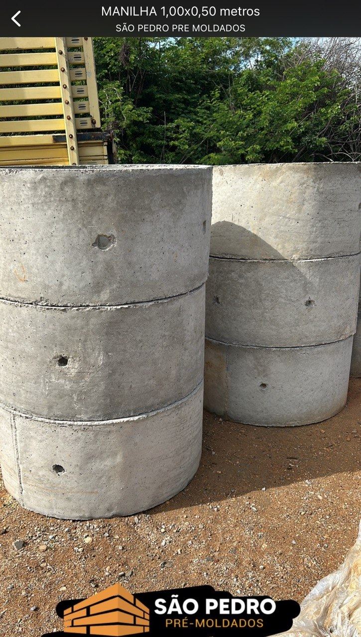 Manilhas de concreto